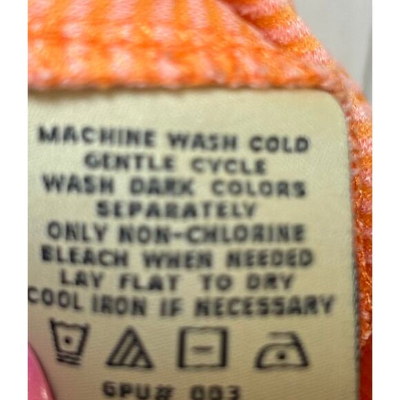 Jamaica Jaxx Men's Short Sleeve Orange Polo XLarge 3 button \\ - Picture 6 of 7